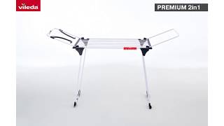 Vileda Premium 2en1 - séchoir table modulable