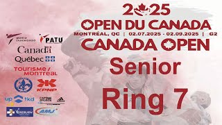 Ring 7 - Senior - 2025 Canada Open G2