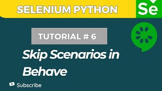 How to Skip Test Cases in Python Behave BDD