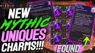 BRAND NEW MYITHIC CHARMS HAVE BEEN FOUND IN DIABLO IV