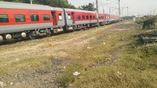 First LHB Run of 22937 Rajkot Rewa SF Express