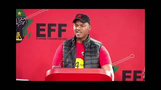 EFFsc President Sihle Lonzi says no one will be deployed to SRC if they are not a member of the EFF