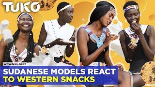 Sudanese Models React To Western Snacks| Tuko TV