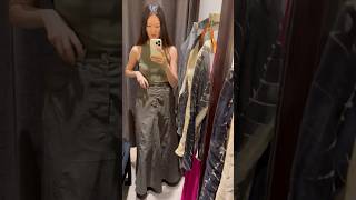 Трендовый монохромный образ #massimodutti #shoppingvlog #summeroutfits #style #styleblogger #shorts