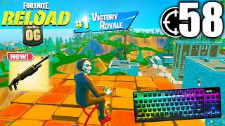 Apex Pro TKL ASMR 😴 58 Kills Solo vs Squads 🏆 Satisfying Keyboard OG Fortnite Reload 540 FPS 4K