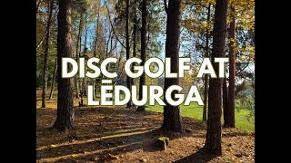 Disc golf at Lēdurga, Latvia