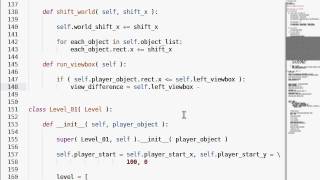Python [pygame] 17 Scrolling Platformer