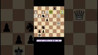 Amazing queen sacrifice (76) #chess #chessgame