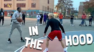 King Of The Court Basketball In The HOOD!