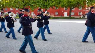 8. Regiments Musikkorps - marchtræning i Kastellet