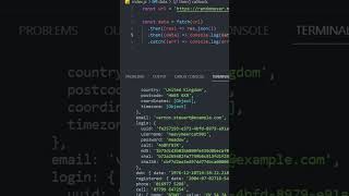 Fetch API | JavaScript | #shorts