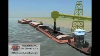 3D Technical Animation - Barge Operation