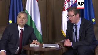 Serbia’s President and Hungary’s PM  attend opening of renovated synagogue