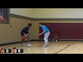 1 v 1 basketball vs 1 highschool pg brandon williams *crazy handles*