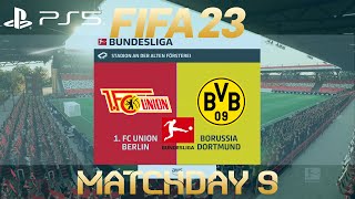 FIFA 23 Union Berlin vs Borussia Dortmund | Bundesliga 22/23 | PS5 Full Match