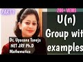Groups of units modulo n||Un group in group theory || Group theory