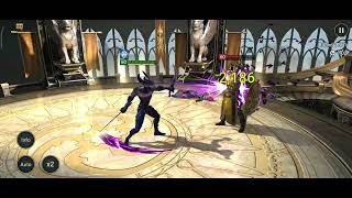 2x Hellfreak (71 power) vs Ultimate Deathknight/Harima (179 power) MANUAL fight