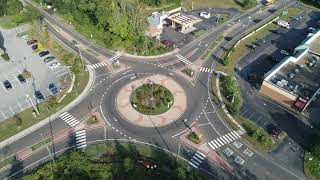 National Roundabouts Week 2024 | Modern Roundabout - Routes 82 & 85, Salem, CT