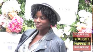 Dominique Aimee at Naked Princess Salon in West Hollywood