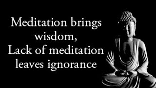Meditation quotes - Buddha quotes on meditation