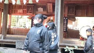 令和4年 1月2日　浅草神社　　七瀬子供神楽　柴曳