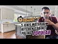 5 Jenis Material Kitchen Cabinet Paling Popular di Malaysia