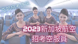 2023新加坡航空招考空服員說明|面談技巧|空姐面談|航空面試