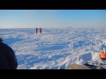 twin otter landing on sea ice