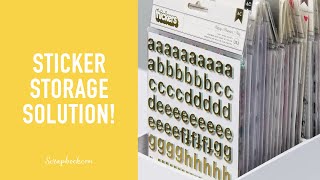 The Sticker Storage Solution You've Been Waiting For! | Scrapbook.com Exclusives