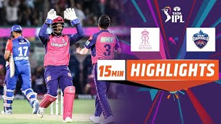 TATA ipl highlights 🤯 RR vs DC 🤯🔥 what a match 🥵❌ #viralvideo #trending #youtubevideo #highlights