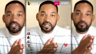 "I Have A Disease" Will Smith's Apology Video To Chris Rock (IG LIVE)