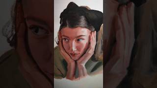 A Gouache Portrait On my Sketchbook✏️