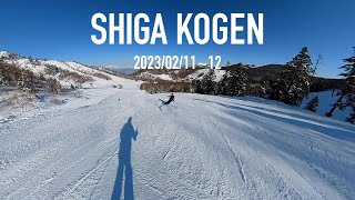 Shiga Kogen, Kumanoyu family ski trip v-log