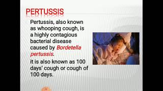 Pertussis (whooping cough)