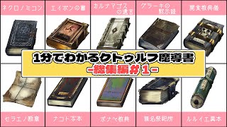 【ゆっくり紹介】『1分で伝えるクトゥルフ魔導書　総集編＃1』【クトゥルフ神話】