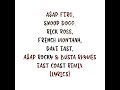 A$AP Ferg - East Coast REMIX Lyrics