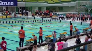 FIAスイミングフェスティバル2017 女子 25m バタフライ 中川