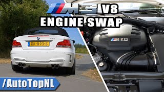 M3 V8 powered BMW 118i Convertible SOUNDS EPIC! by AutoTopNL