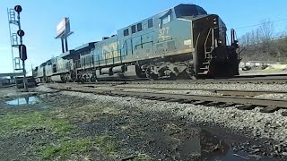 CSX 377 Leads Mixed Freight - 12/30/2024