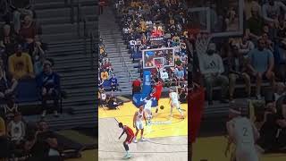 Dennis Schroder dunking on trayce Jackson Davis in nba 2k 25