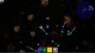 Bullet hell prototype with Godot Engine: miner drone