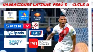Goles Perú 3 - Chile 0 │ Semifinal Copa América 2019 │ Narraciones Latinoamericanas 🇨🇱🇦🇷🇧🇷🇲🇽🇨🇴🇧🇴🇬🇹🇪🇨