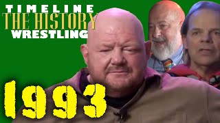 TIMELINE Wrestling | 1993  | Tod Gordon (ECW) & Lex Luger (WWF) & Vader (WCW)