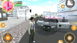 Police Car ,Crime GangStar poli Car Roubery ,Kids Carttoon Car Bus JCb Truck Droidgameplaystv.
