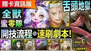 【酋長 YmKai】神魔之塔◎蜜零獸隊【伊戈隆納克地獄級】全獸成就◎輕鬆速刷【想當年的一綫神貓隊 QwQ】 (密集的惡意◎反叛規律)