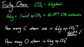 1.2/S1.4.1 Determine the number of particles/amount of substance (in moles) [SL IB Chemistry]