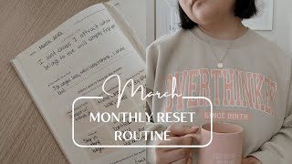 MARCH MONTHLY RESET ROUTINE: 8 Week Update, 12 Week Year, Monthly Favorites