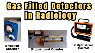 Gas filled detectors in Radiology|aim,principle,construction&working|ionization chamber|G.M.counter