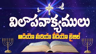 Vilapavakyamulu || Lamentations || Telugu Audio Bible _ విలాపవాక్యములు