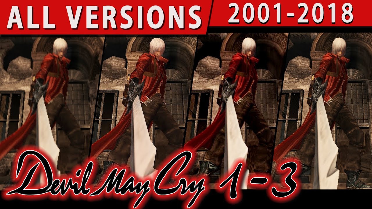 Devil May Cry 1-3 All Versions Compared (2001-2018, Original, SE, HD ...